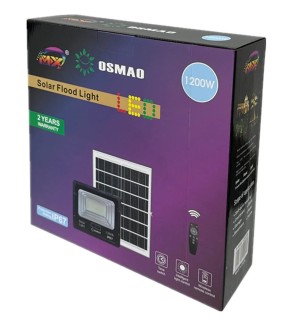 Reflector Solar 1200w + Panel Solar Independiente Y Control Remoto