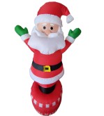 Pascuero inflable giratorio, 1.8 metros de altura, con luz interior